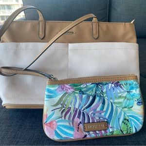 Beautiful spring/summer/fall bag. Never used,tons inside and out